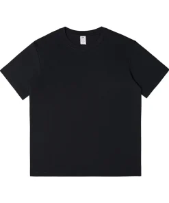 Men's 230g Heavy Cotton Short-sleeved T-shirt Men Pure Cotton Loose Solid Color Bottoming Shirt Trendy Man T-shirt Tops Clothes - Image 4