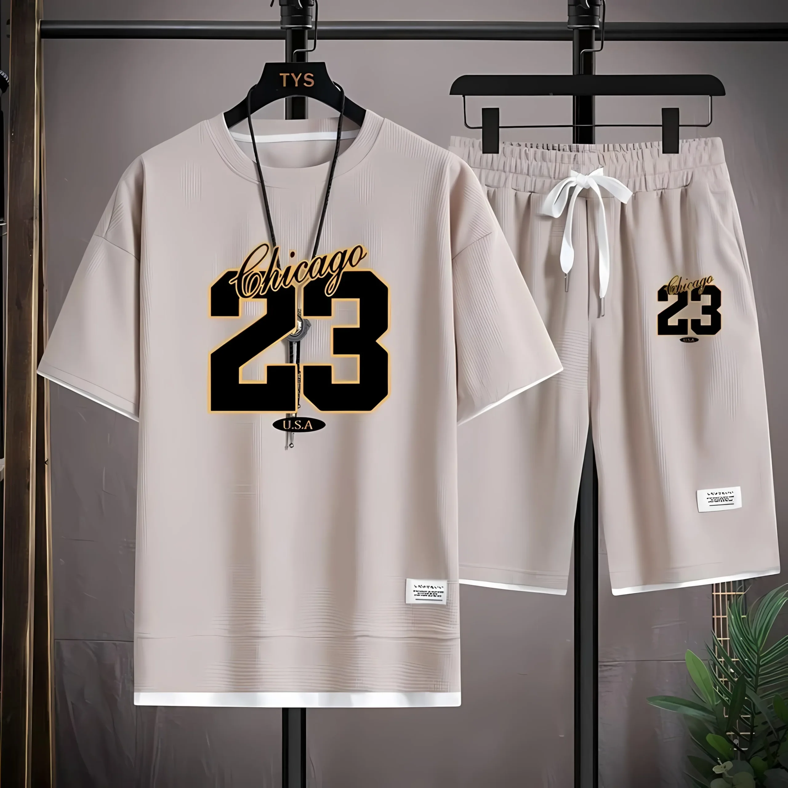 The 2025 summer new men's set features street fashion casual comfort softness breathability and 3D digital pattern printing - Image 4