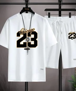 The 2025 summer new men's set features street fashion casual comfort softness breathability and 3D digital pattern printing - Image 5