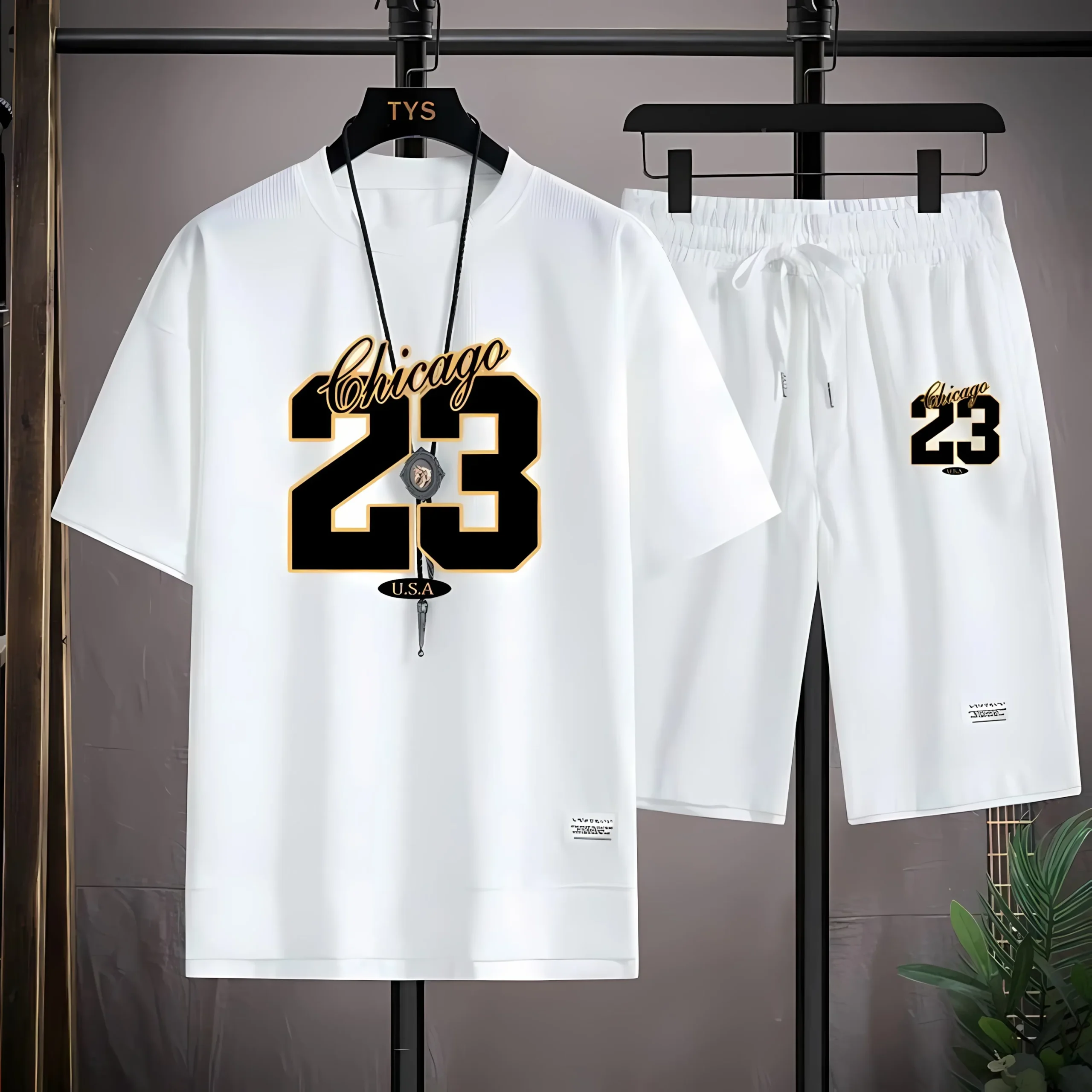 The 2025 summer new men's set features street fashion casual comfort softness breathability and 3D digital pattern printing - Image 5
