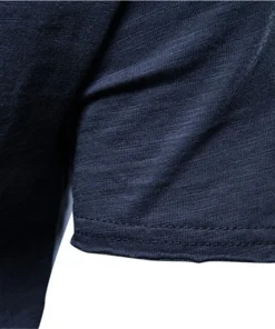 100% Cotton Men T-shirt Casual Soft Fitness Summer Thin T-shirts Men's Home Clothes O-Neck Short Sleeve Soild T Shirt for Men - Image 6