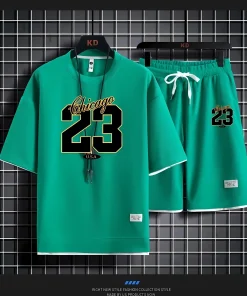 The 2025 summer new men's set features street fashion casual comfort softness breathability and 3D digital pattern printing - Image 6