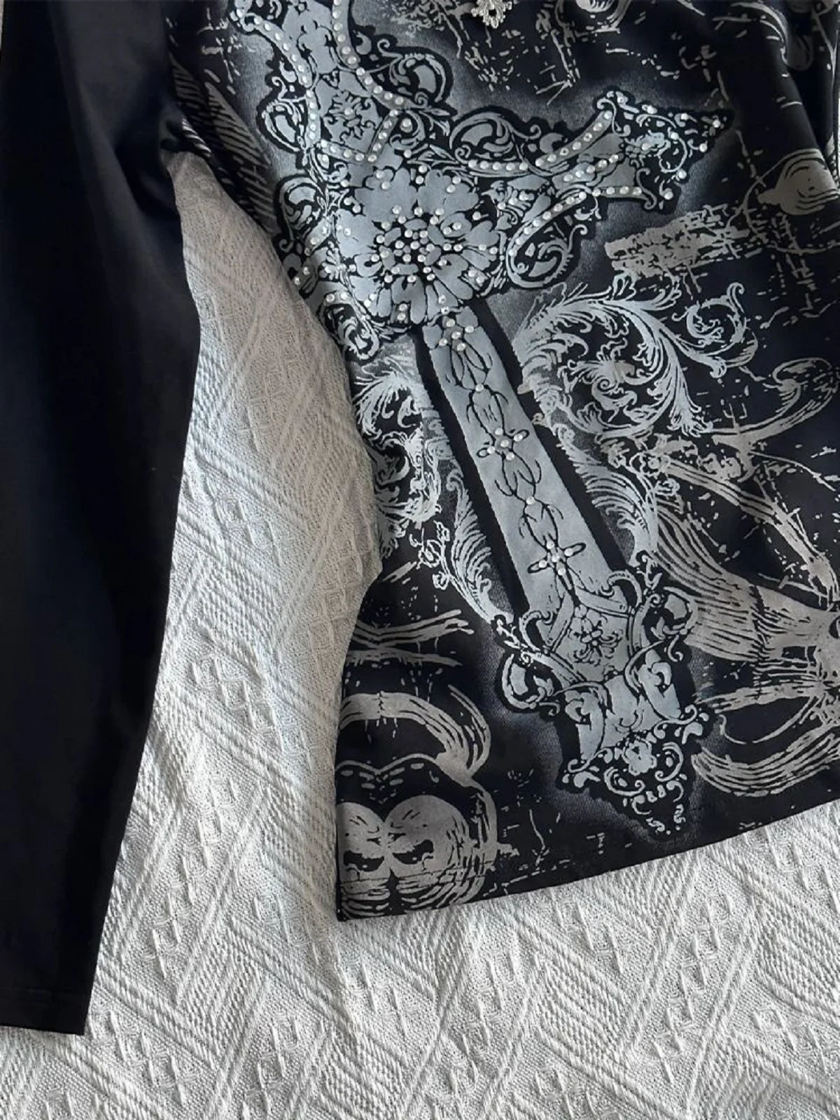 Women Top Y2k Tops 90s Vintage Clothes T Shirt for Women Kawaii Gothic Aesthetic Clothing Graphic Tees Y2k Kitty Emo Kpop Goth - Image 2
