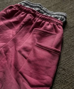 High Street Trendy Pants High Street Ins Trendy Brand Men's and Women's Loose Straight Tube Embroidered Printed Casual Pants - Image 6