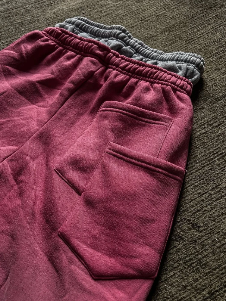 High Street Trendy Pants High Street Ins Trendy Brand Men's and Women's Loose Straight Tube Embroidered Printed Casual Pants - Image 6