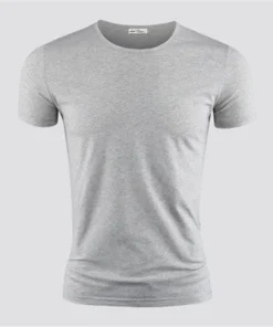 2026 Men's T Shirt Pure Color V Collar Short Sleeved Tops Tees Men T-Shirt Black Tights Man T-Shirts Fitness For Male Clothes - Image 6