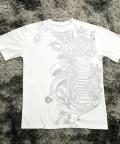 Classic Y2K Gothic Style T-shirt Print Oversized T Shirt High Street Shirts Gothic Round Neck Cotton Tops New Mens Women T Shirt - Image 6
